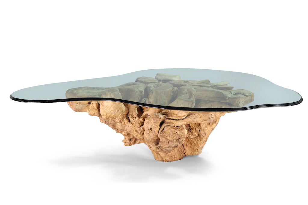 EcoLuxury Glass Edge Table