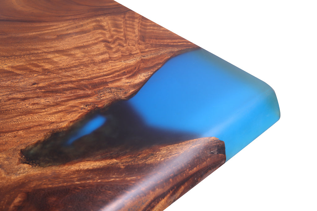 Epoxy Heritage Wood Dining Table