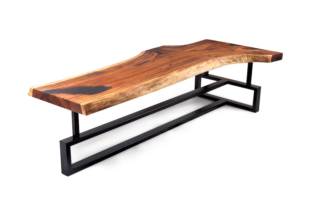 LuxeVision Wooden TV Table