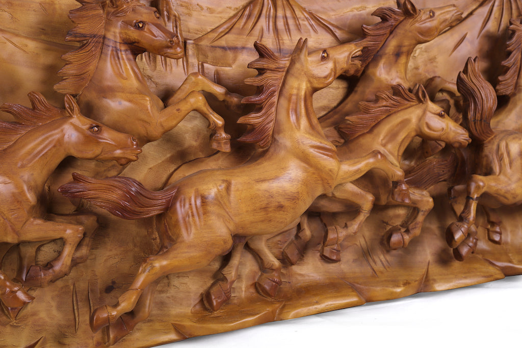 Gallop of Freedom Woodwork Decor